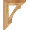 Ekena Millwork Imperial Slat Rough Sawn Bracket, Western Red Cedar, 6"W x 26"D x 34"H BKT06X26X34IMP06RWR - alternate 2